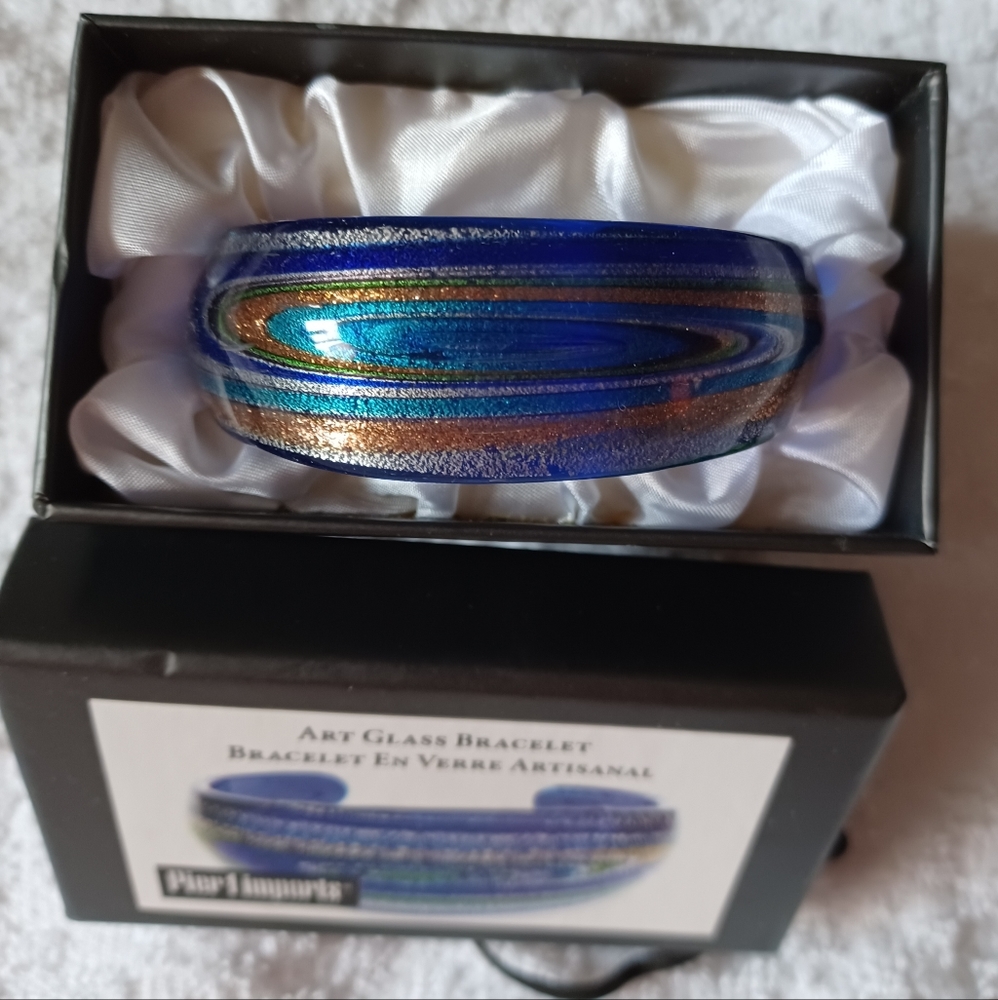 Pier One Art Glass Bracelet
